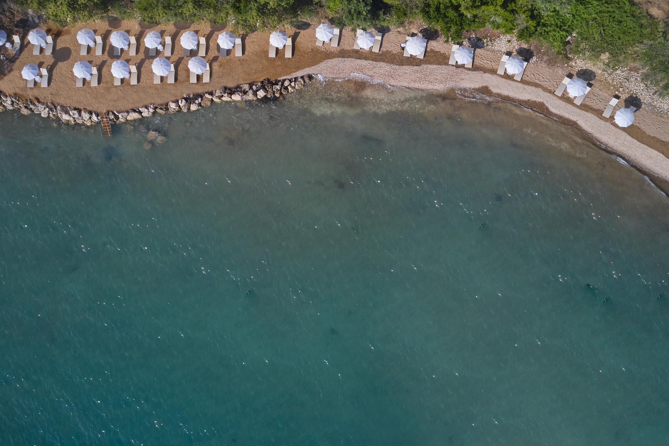 Kairaba Mythos Palace - Adults Only Kouspades Luaran gambar Aerial view of the beach